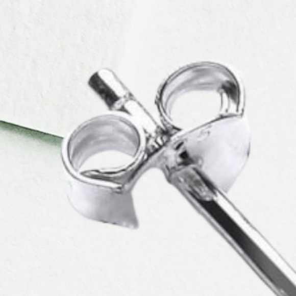 Women's Silver Earrings - Picture 4 of 4